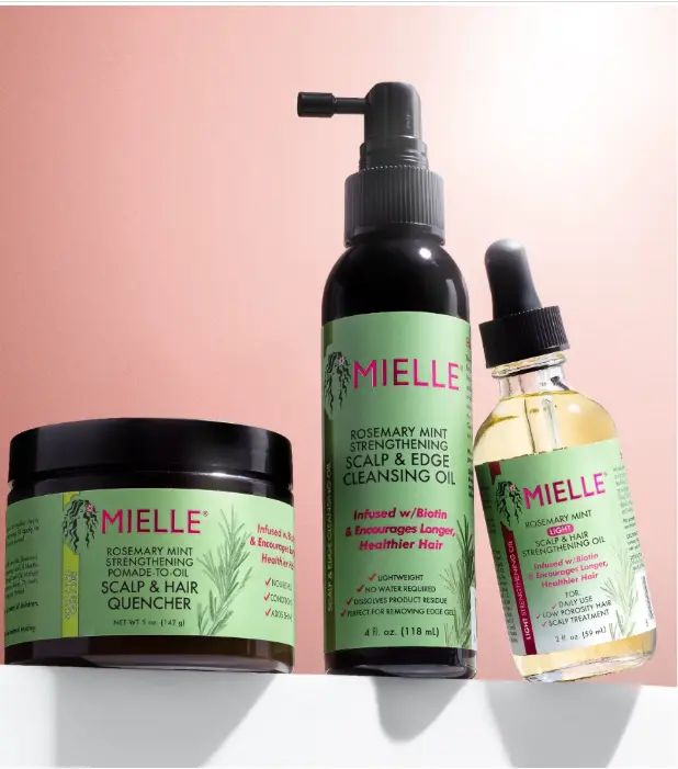 Rosemary Mint Light Scalp & Hair Strengthening Oil 59ml - Image 2