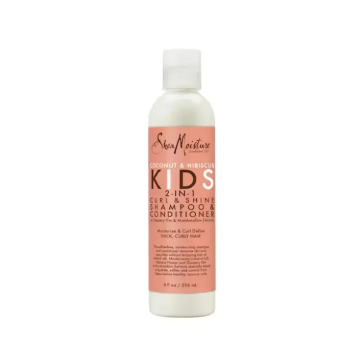 Shea Moisture Kids 2-In-1 Curl & Shine Shampoo & Conditioner Coconut & Hibiscus
