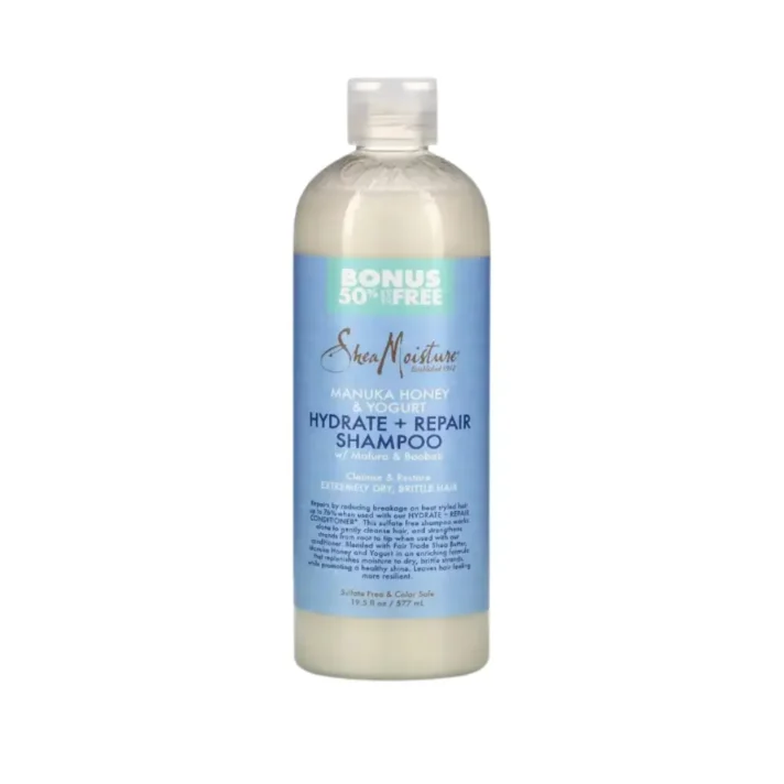 Shea Moisture Manuka Honey & Yogurt Hydrate & Repair Shampoo Bonus..