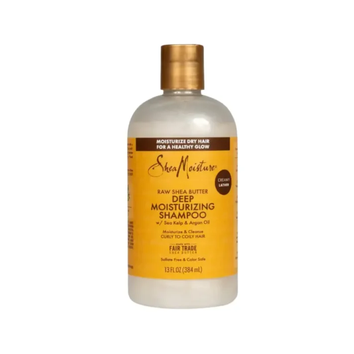 Shea Moisture Raw Shea Butter Moisture Retention Shampoo.