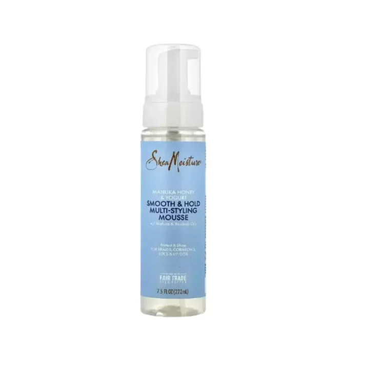 SheaMoisture Manuka Honey & Yogurt Smooth & Hold Multi-Styling Hair Mousse For Nourishment